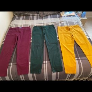 3 Capri work pants Old Navy & The Gap